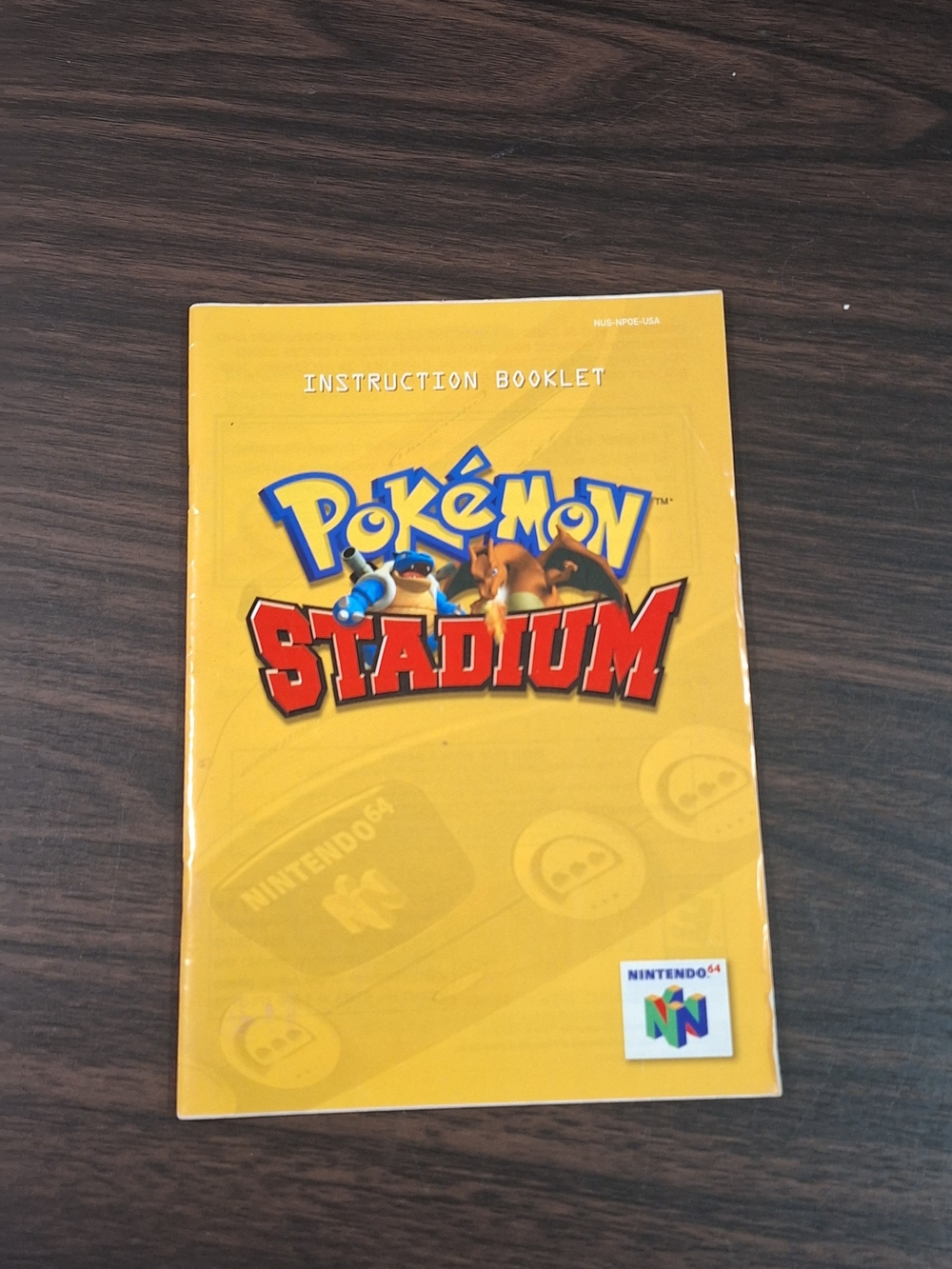 BEST OFFER? Nintendo Pokémon Stadium Instruction Booklet